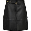 Depeche leather wear Envy leather skirt Skirts 099 Black (Nero)