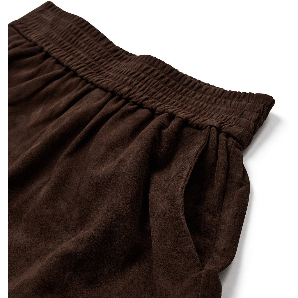 Depeche leather wear Evelyn suede skirt Skirts 067 Dusty brown