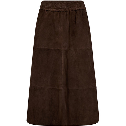Depeche leather wear Evelyn suede skirt Skirts 067 Dusty brown