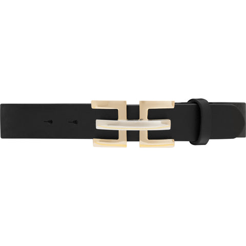 DEPECHE Exclusive and beautiful belt in soft leather Belts 099 Black