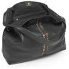 DEPECHE Exclusive shopper bag with embroidery Shopper 099 Black (Nero)