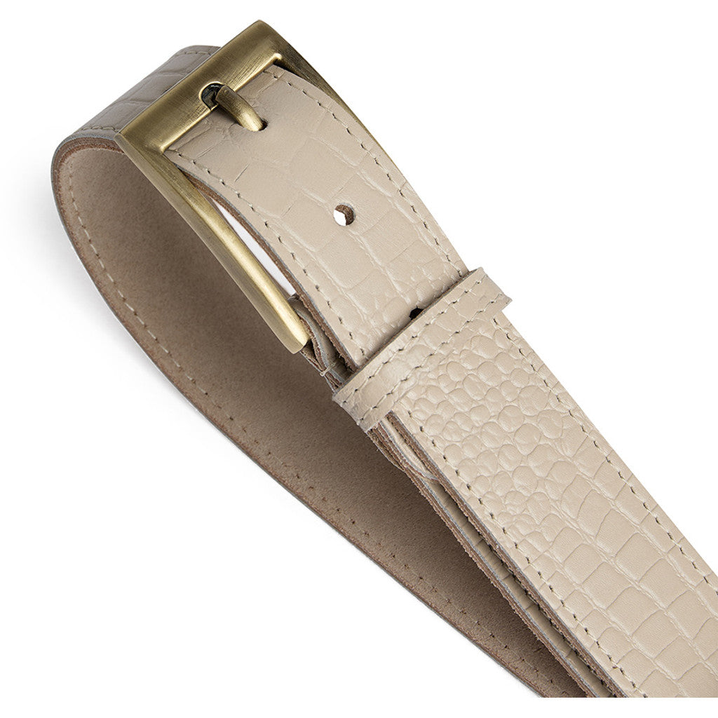 DEPECHE Fashion Favourites croco leather belt Belts 325 Sand Croco