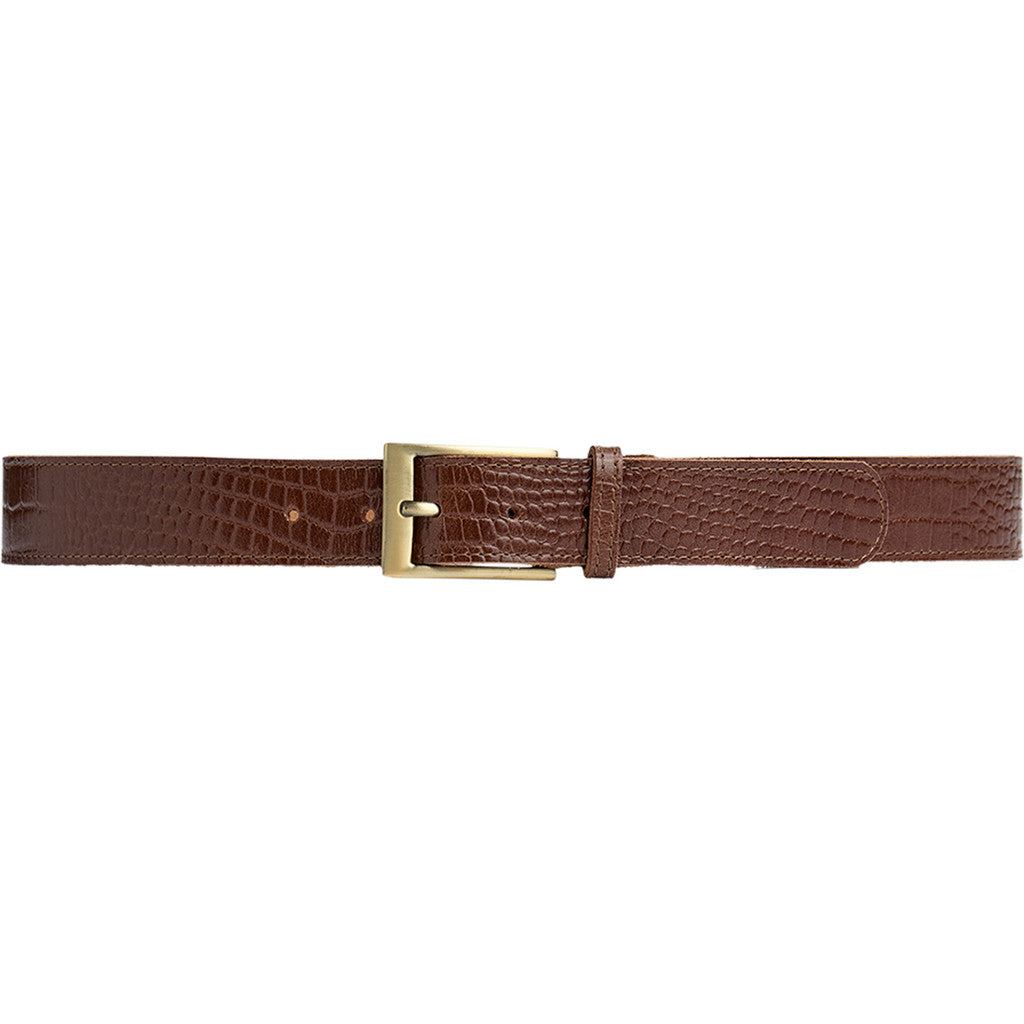 DEPECHE Fashion Favourites croco leather belt Belts 326 Cognac Croco