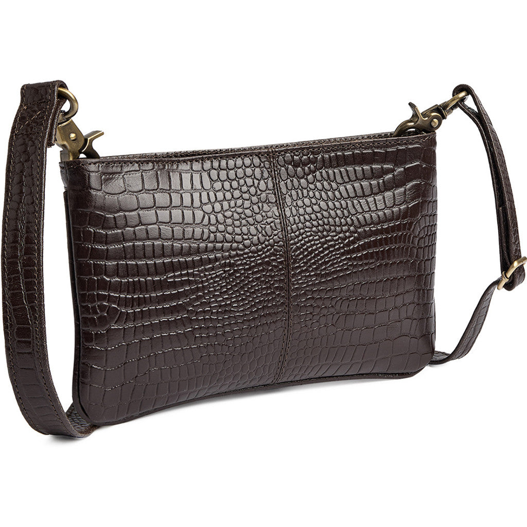 DEPECHE Fashion Favourites croco leather clutch Clutch 265 Brown Croco