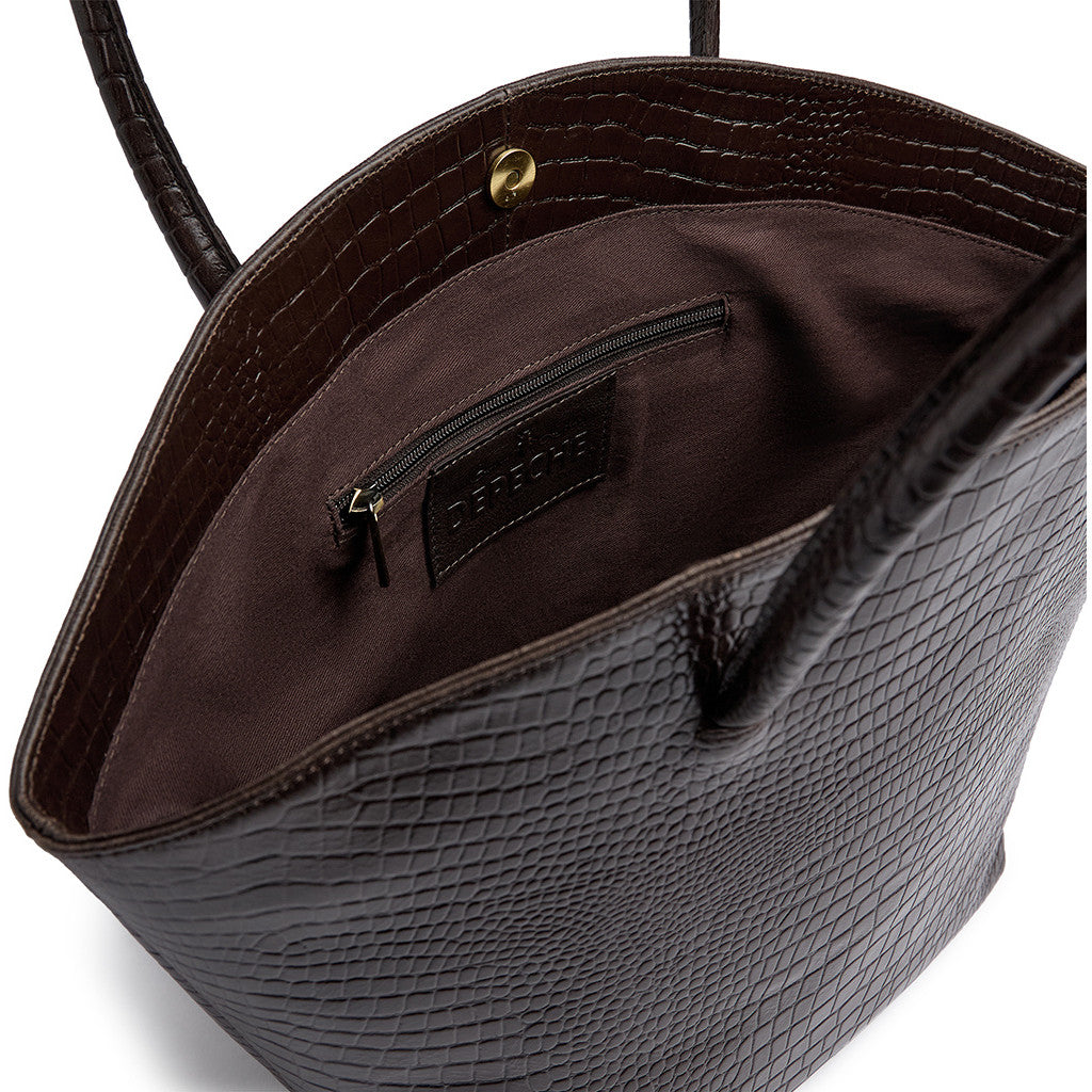 DEPECHE Fashion Favourites croco leather shopper Shopper 265 Brown Croco