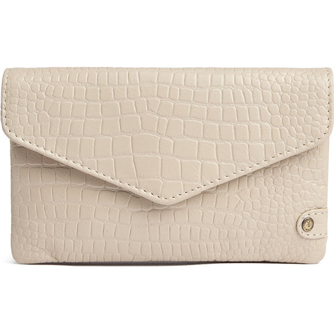 DEPECHE Fashion Favourites croco leather wallet Purse / Credit card holder 325 Sand Croco