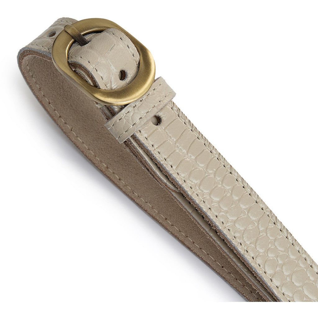 DEPECHE Fashion Favourites croco slim leather belt Belt 325 Sand Croco
