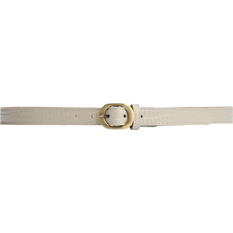 DEPECHE Fashion Favourites croco slim leather belt Belts 325 Sand Croco