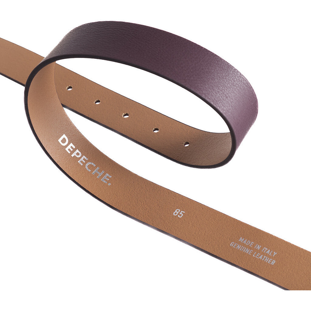 DEPECHE Feminine belt Belts 032 Cranberry