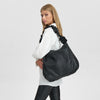 DEPECHE Feminine shopper Shopper 099 Black (Nero)