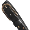 DEPECHE Femnine belt with studs Belts 099 Black (Nero)