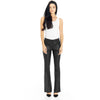 Depeche leather wear Flare RW Cleo leather pants in soft quality Pants 099 Black