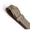DEPECHE Glitter belt with discreet buckle Belts 206 Gold Metallic