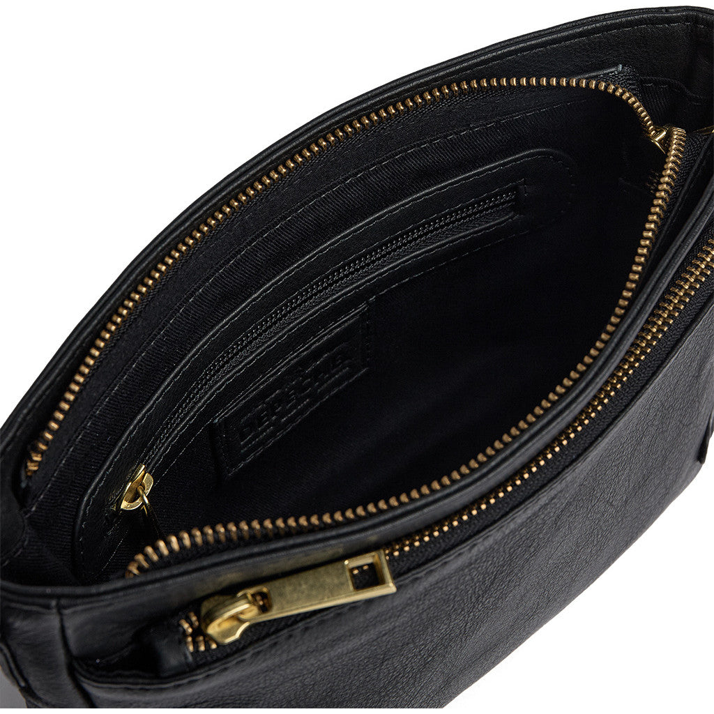 DEPECHE Golden Chic Clutch Crossover 099 Black