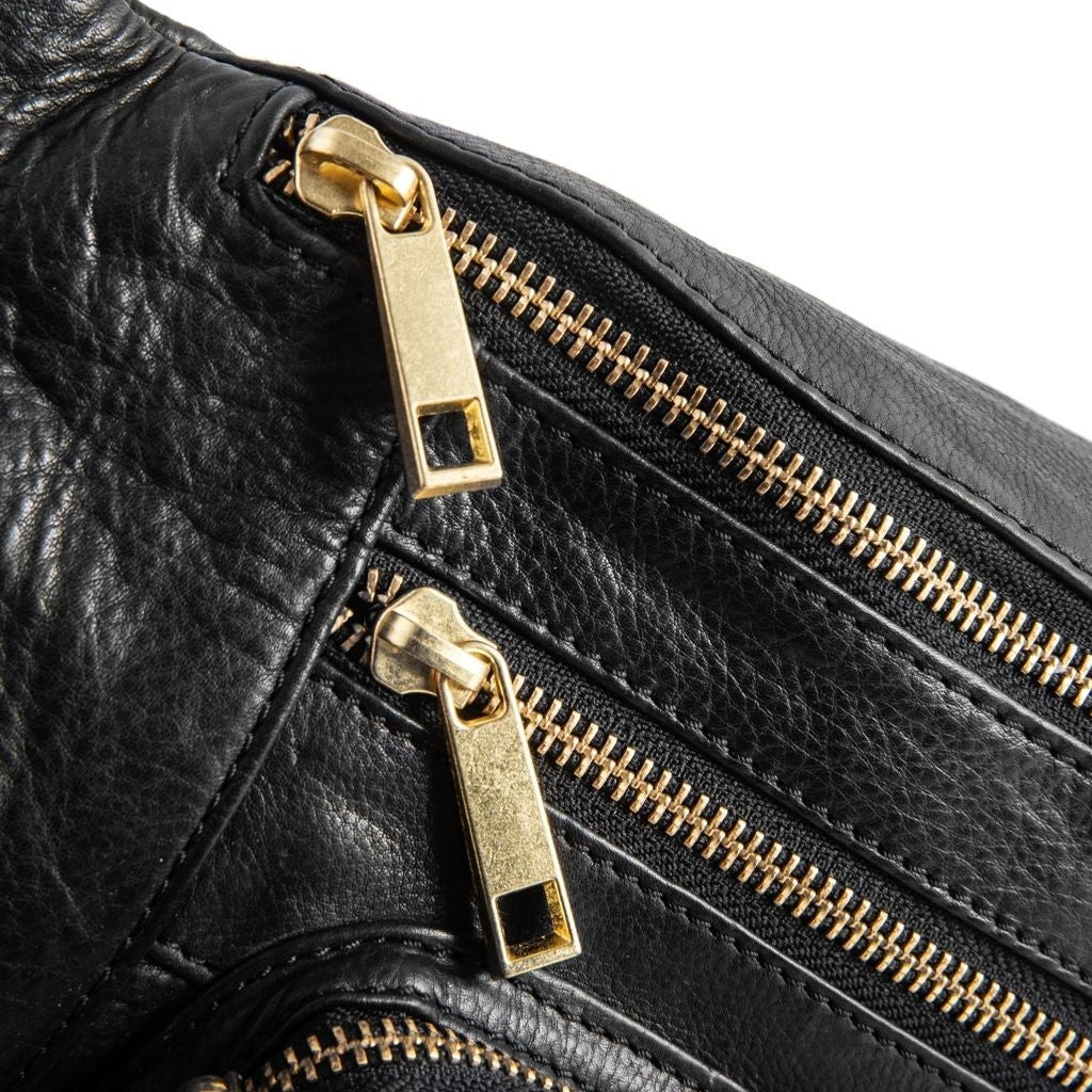 DEPECHE Golden chic Bumbag Bumbag 099 Black