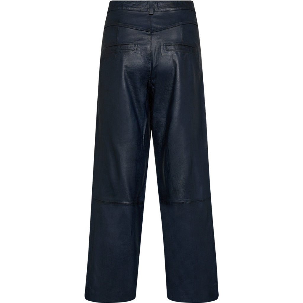 Depeche leather wear HW regular fitting Boa leather pants Pants 285 Midnight Blue