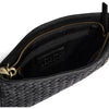 DEPECHE Handwoven calf leather clutch bag Small bag / Clutch 099 Black