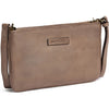 DEPECHE Handwoven calf leather clutch bag Small bag / Clutch 250 Dark Taupe