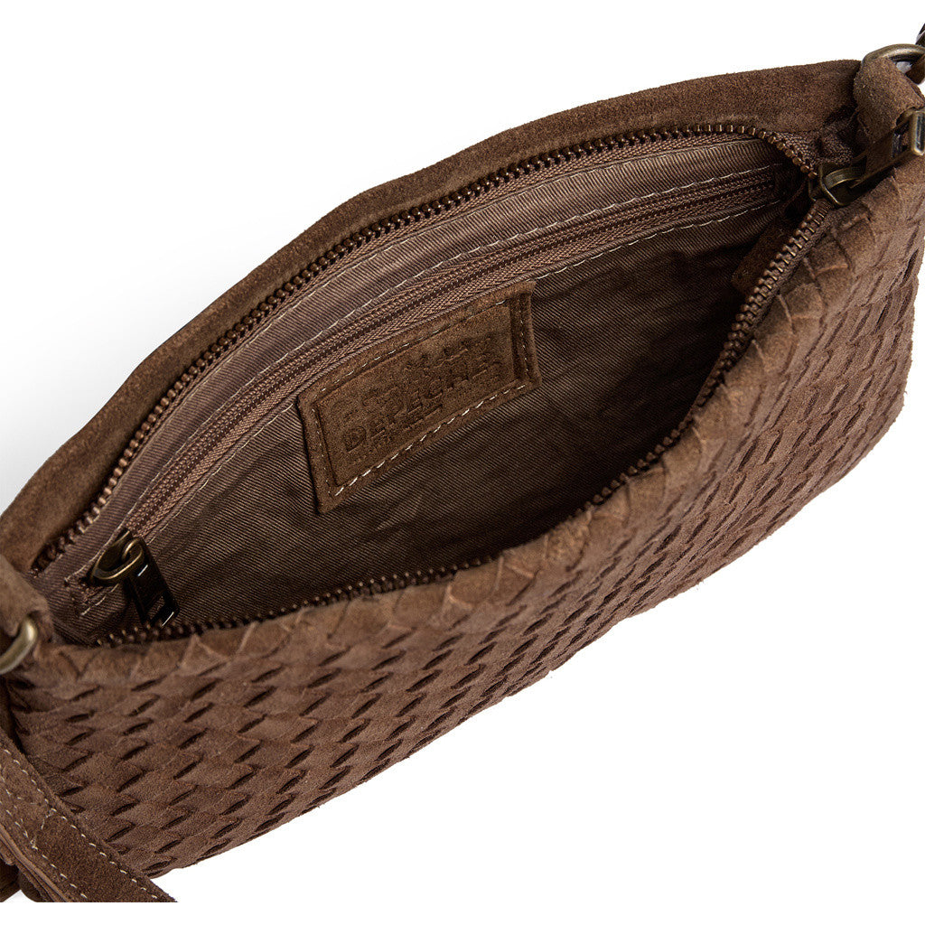 DEPECHE Handwoven suede clutch bag Small bag / Clutch 007 Mud