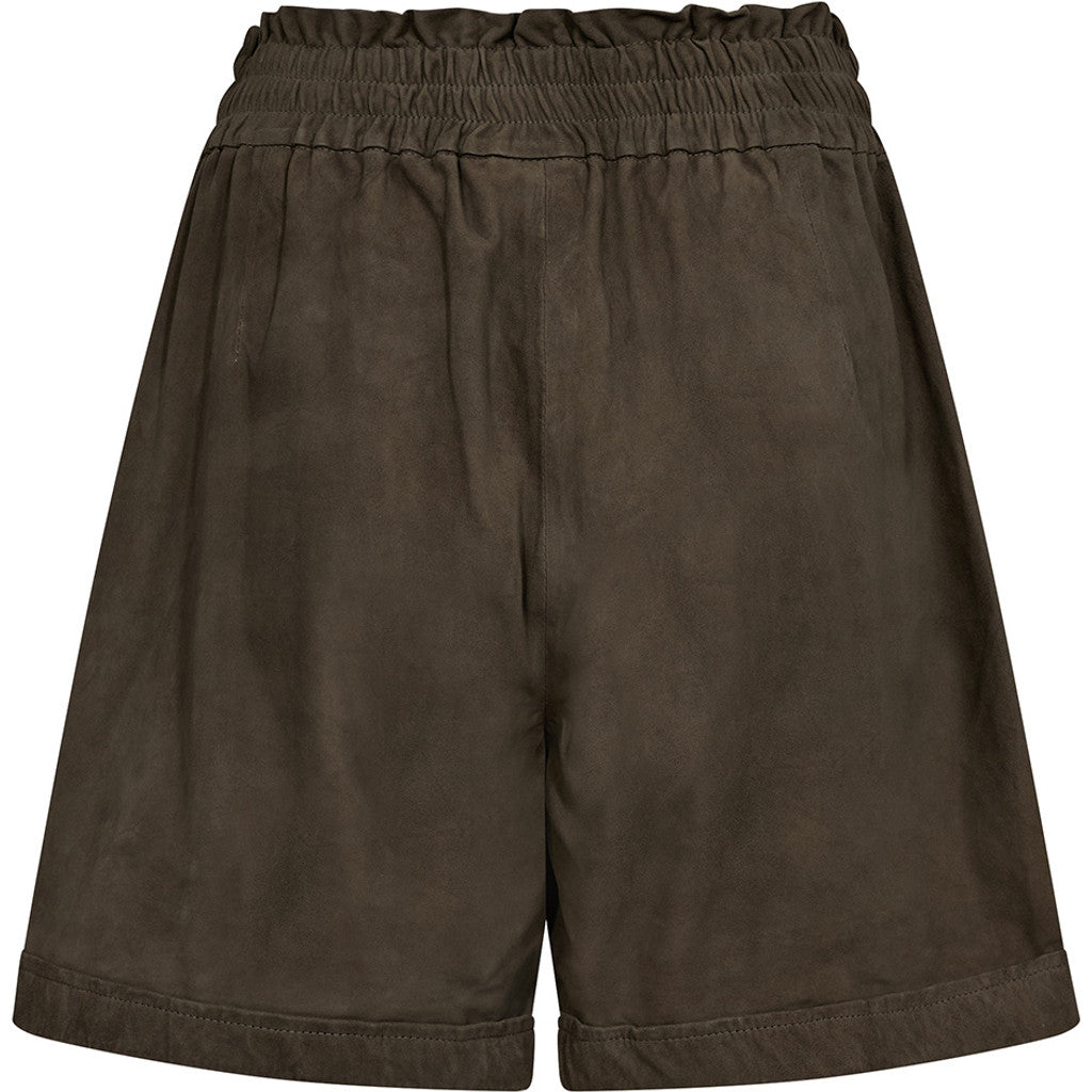 Depeche leather wear Hanna suede shorts Shorts 054 Khaki