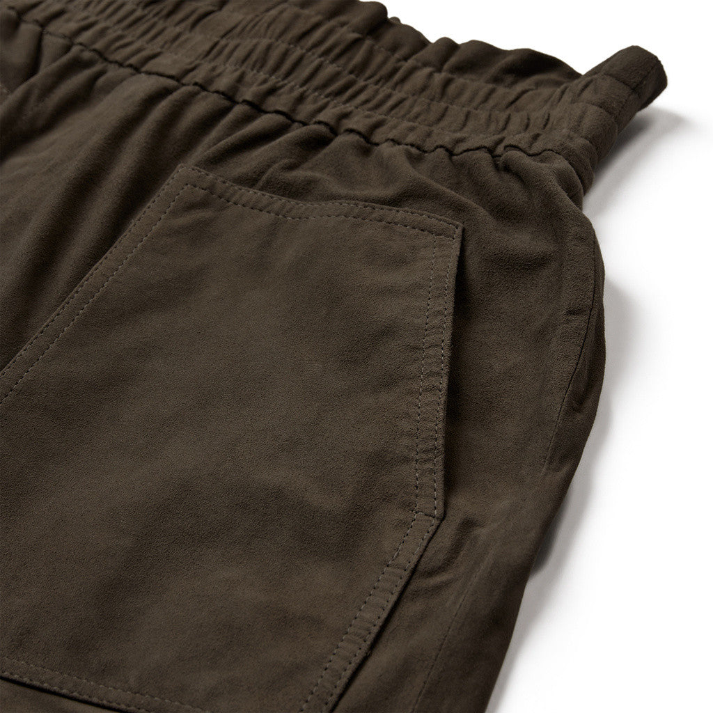 Depeche leather wear Hanna suede shorts Shorts 054 Khaki