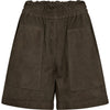Depeche leather wear Hanna suede shorts Shorts 054 Khaki