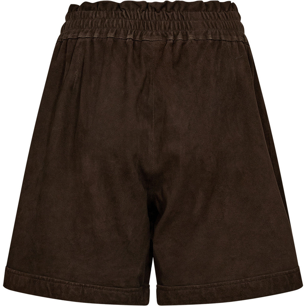 Depeche leather wear Hanna suede shorts Shorts 067 Dusty brown