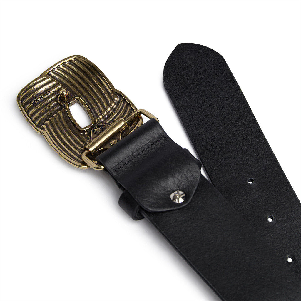 DEPECHE Jeans Belt Belt 154 Black/Brass