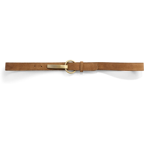 DEPECHE Jeans belt Belt 327 Dark Camel