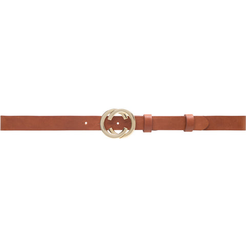 DEPECHE Jeans belt Belts 171 Cognac/Gold