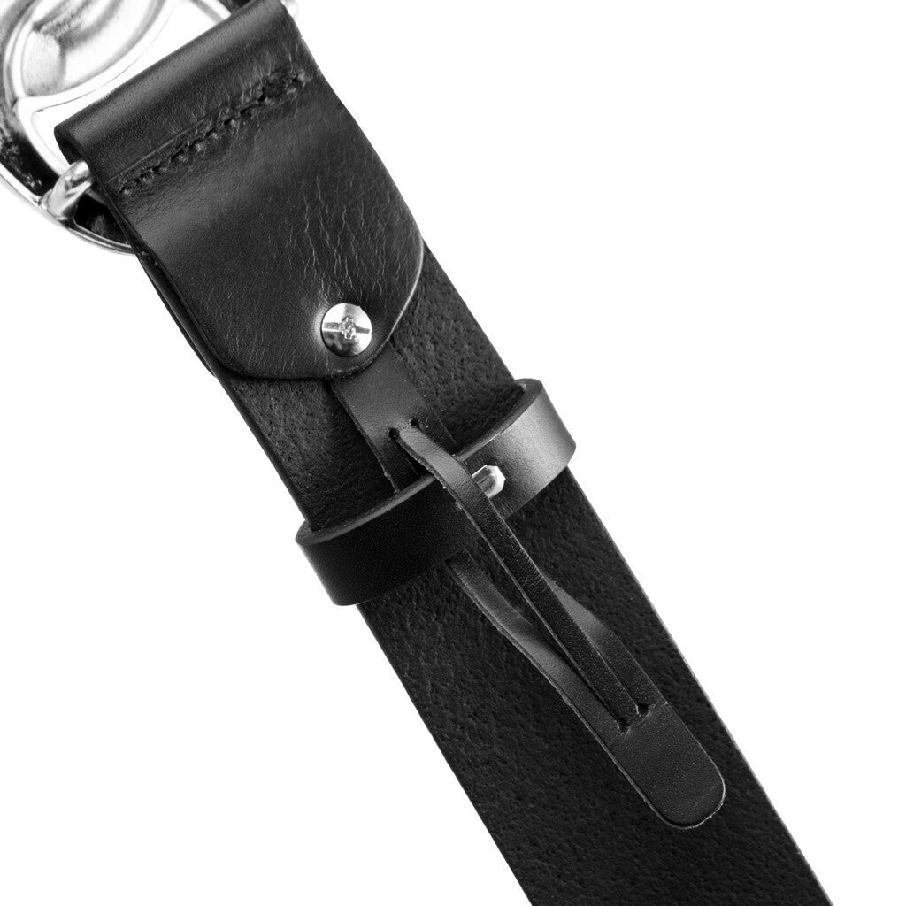 DEPECHE Jeans leatherbelt with nice buckle Belts 098 Silver