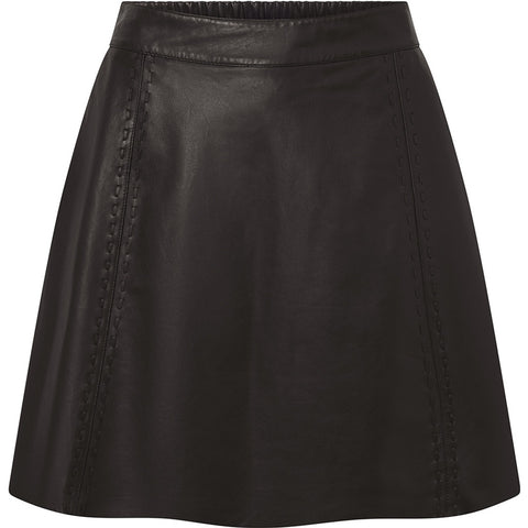 Depeche leather wear Julia overknee leather skirt Skirts 008 Chocolate
