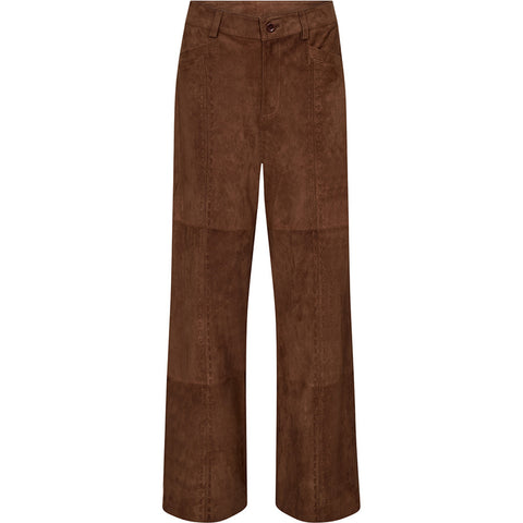 Depeche leather wear Julia suede pants Pants 311 Wood