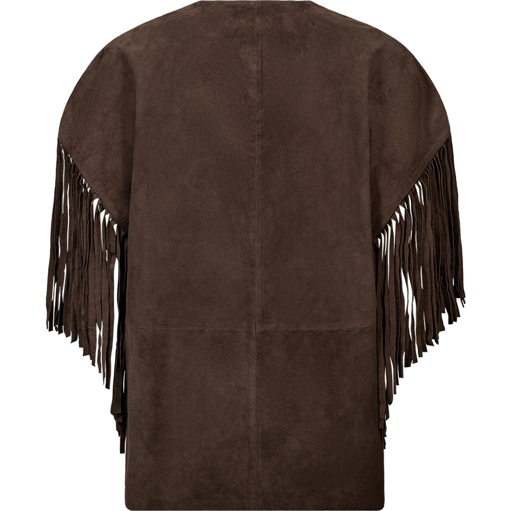 Depeche leather wear Kala Suede Vest Vest 341 Warm Deer