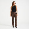Depeche leather wear Kiri Boot Cut Leather Pants Pants 173 Chestnut