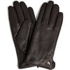 DEPECHE Lamb leather gloves with heart detail Gloves 008 Chocolate
