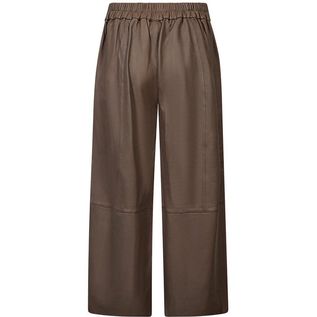 Depeche leather wear Lauren MW 7/8 Leather Pants Pants 020 Taupe