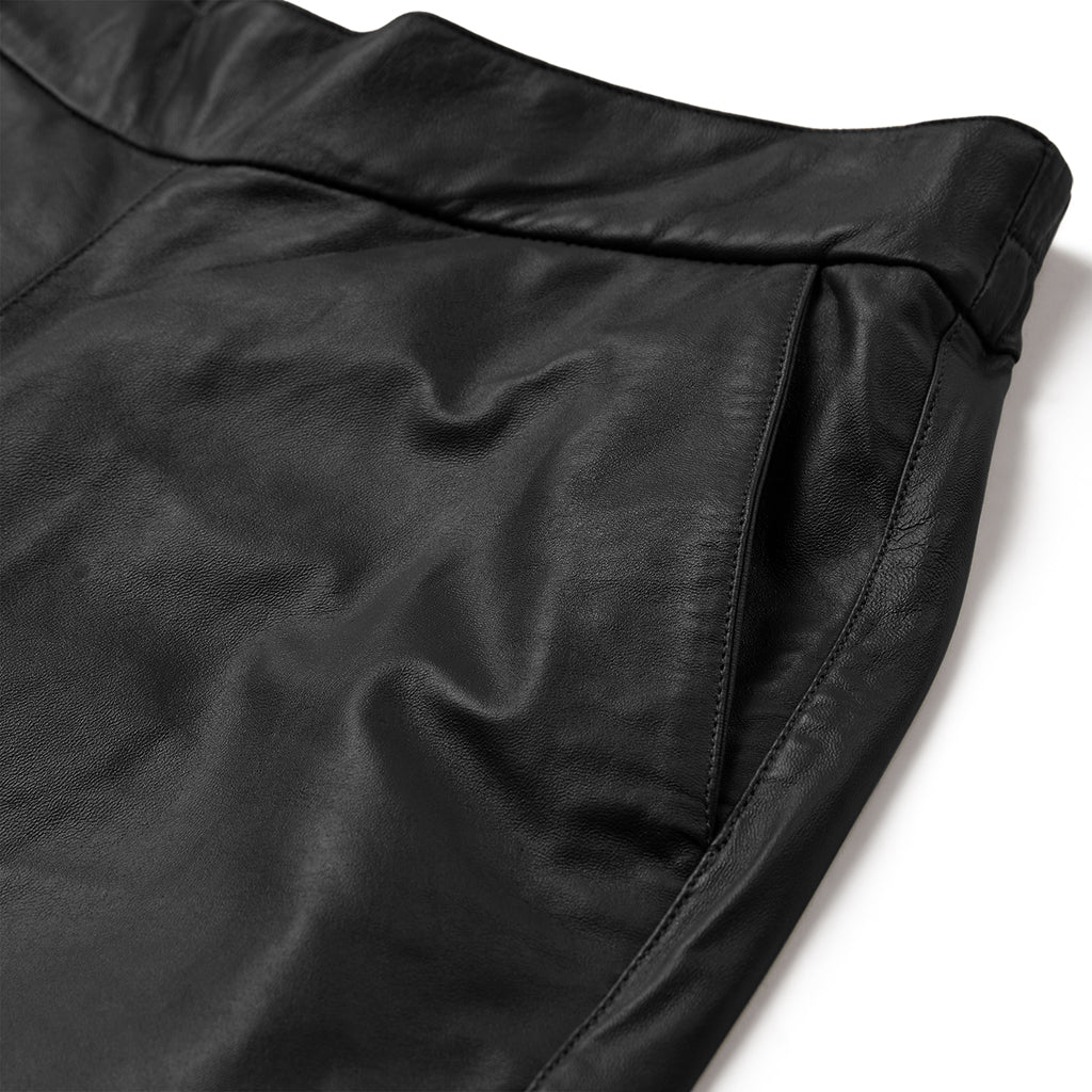 Depeche leather wear Lauren MW Full Length Leather Pants Pants 099 Black