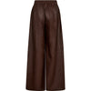Depeche leather wear Lauren MW Full Length Leather Pants Pants 106 Coffee