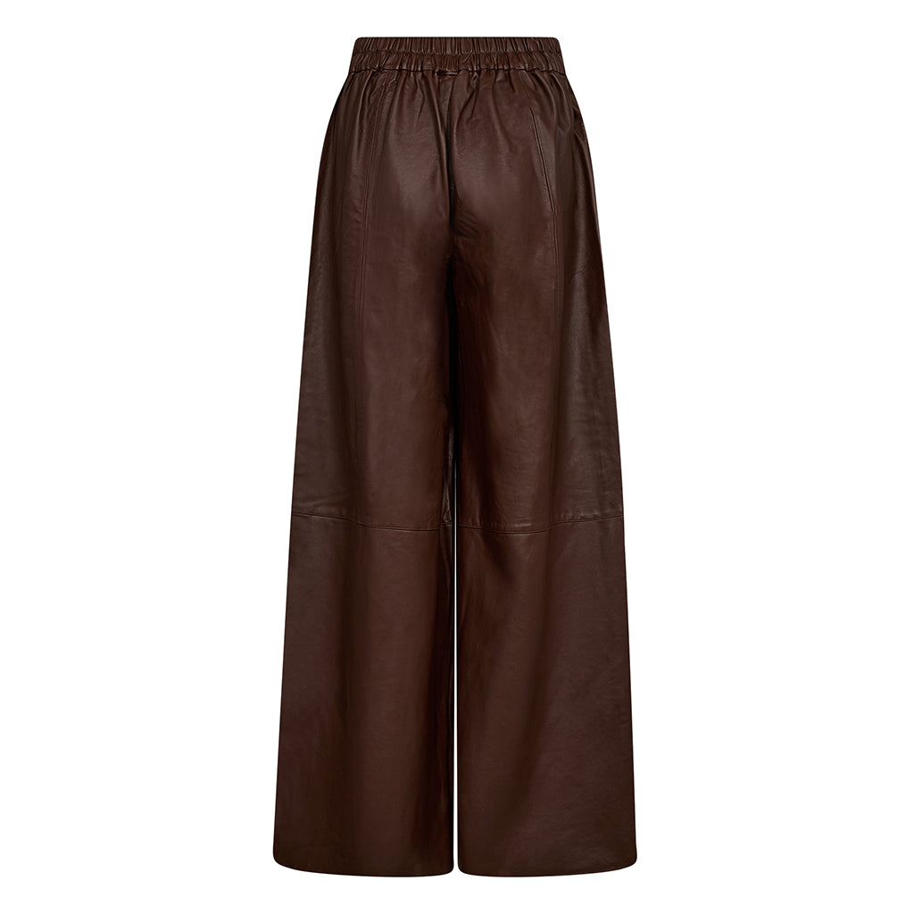 Depeche leather wear Lauren MW Full Length Leather Pants Pants 106 Coffee