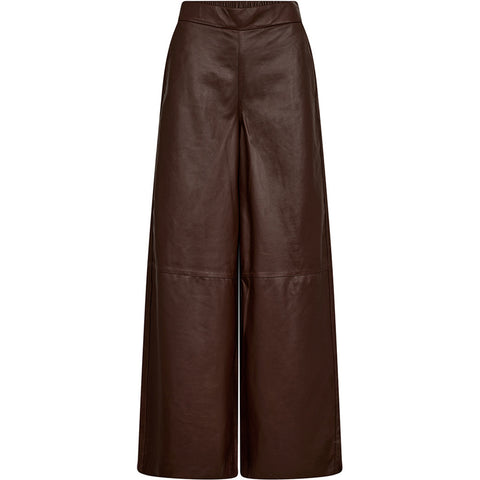 Depeche leather wear Lauren MW Full Length Leather Pants Pants 106 Coffee
