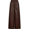Depeche leather wear Lauren MW Full Length Leather Pants Pants 106 Coffee