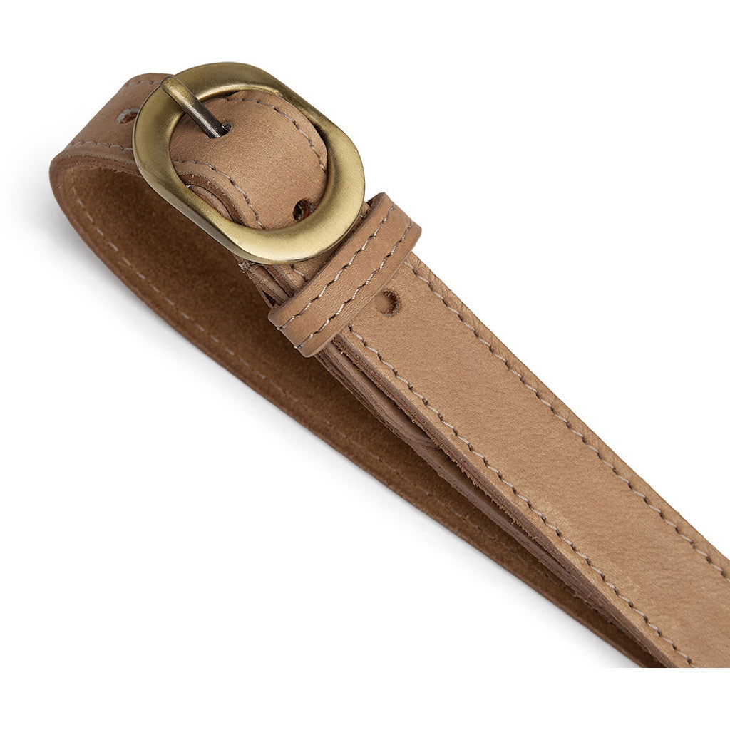 DEPECHE Leather belt Belt 156 Camel
