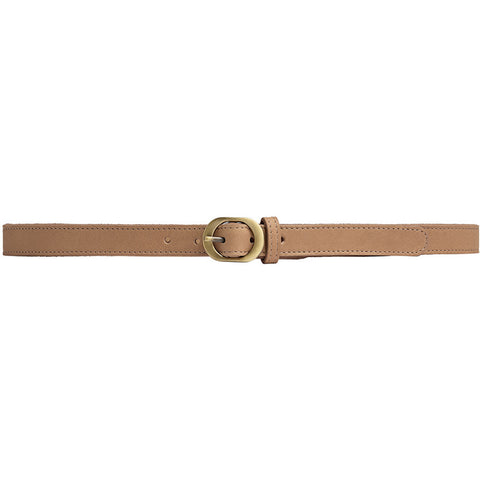 DEPECHE Leather belt Belt 156 Camel