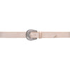 DEPECHE Leather belt with western buckle Belts 011 Sand