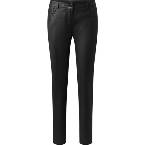 Depeche leather wear Leather pants in nice quality Pants 099 Black (Nero)