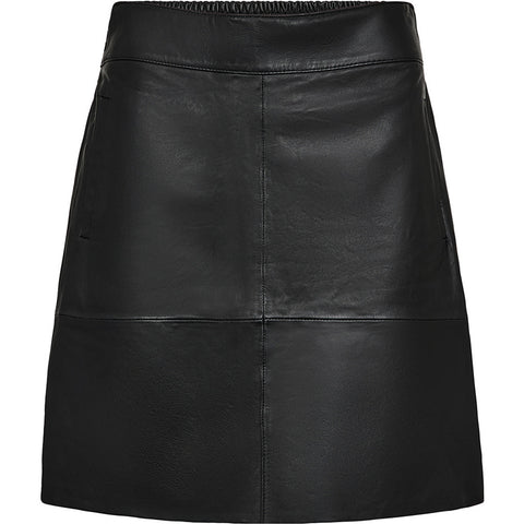 Depeche leather wear Lorina skirt Skirts 099 Black (Nero)