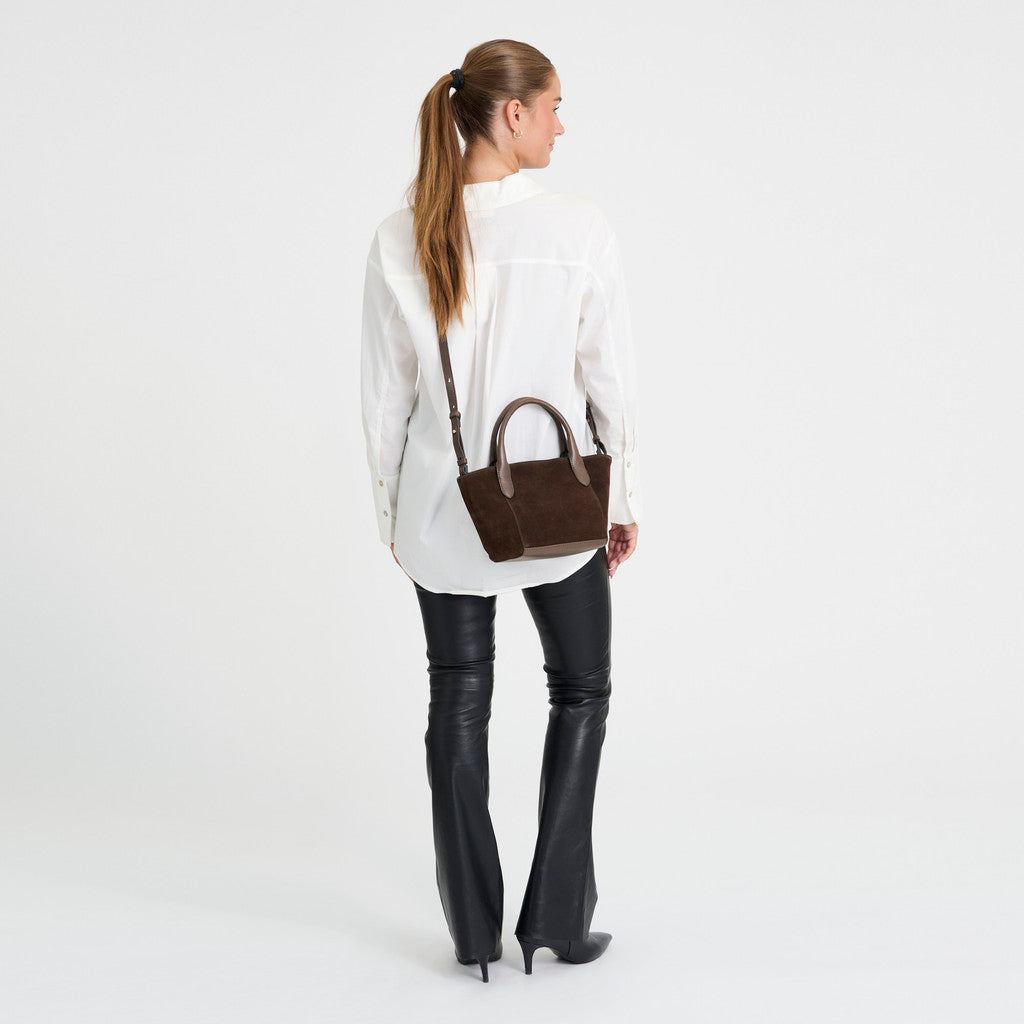 DEPECHE Madrid Handbag Shoulderbag / Handbag 008 Chocolate