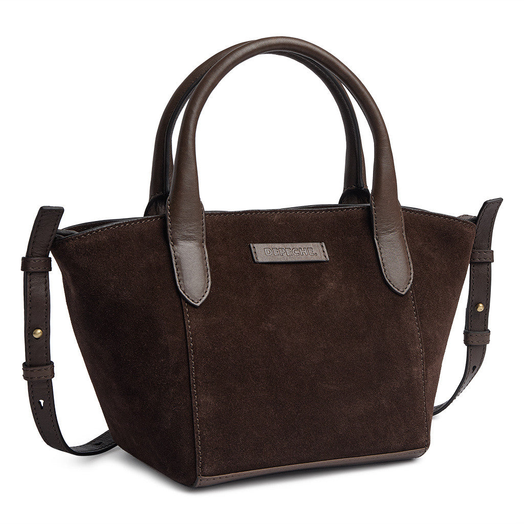 DEPECHE Madrid Handbag Shoulderbag / Handbag 008 Chocolate