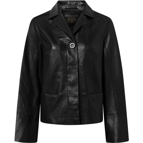 Timeless Noelle leather jacket / 51248 - Black (Nero)